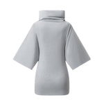 Wasteland‑Style Cowl Neck Flared Mid‑Sleeve Dress