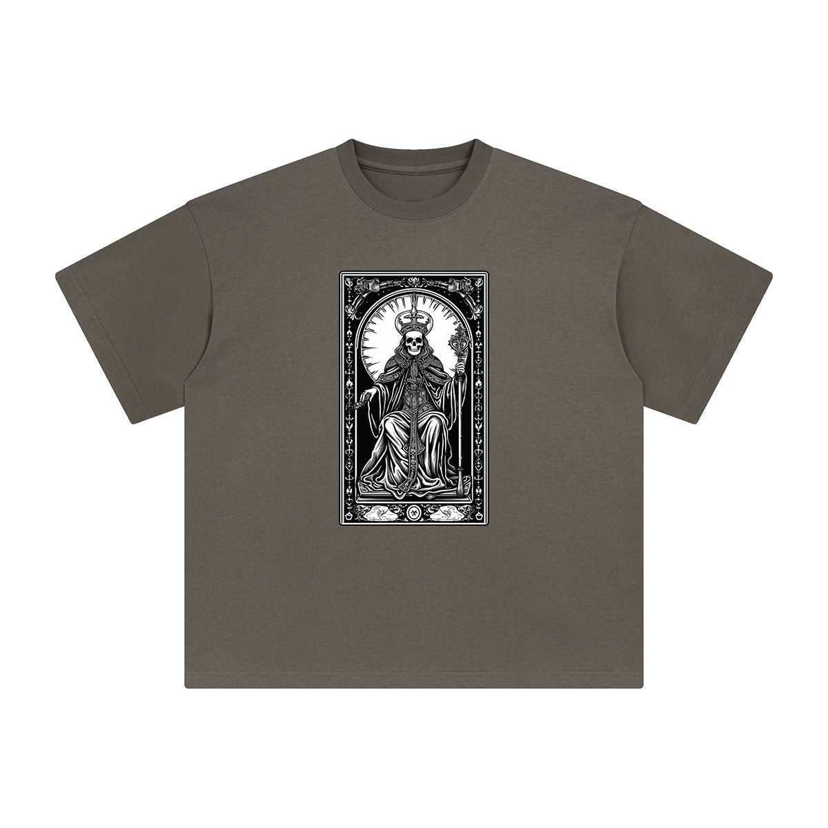 Mystery Skeleton Tarot Card Graphic Tee-INNBLAC Fashion Apparel