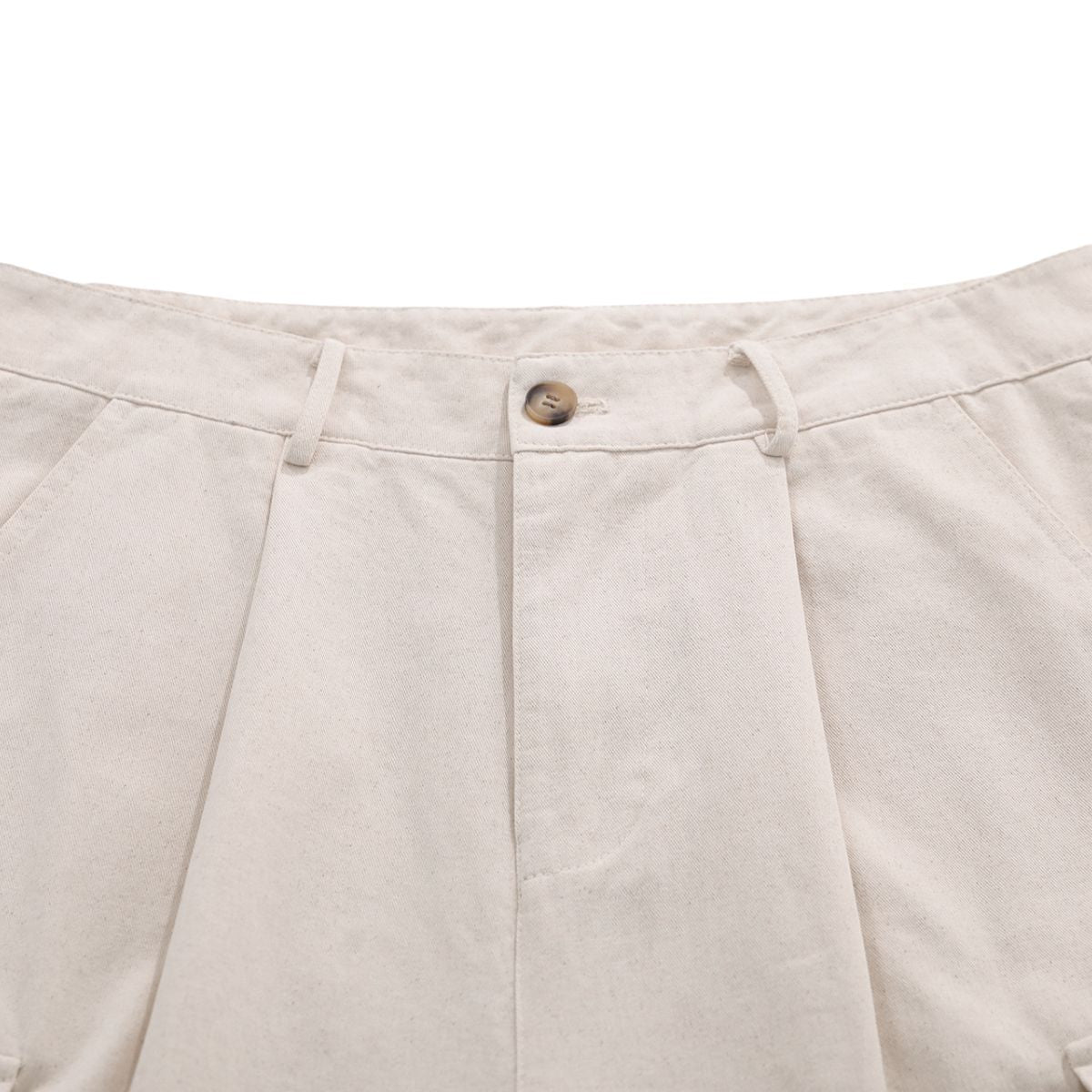 Vintage Multi-Pocket Cargo Bermuda Shorts
