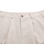 Vintage Multi-Pocket Cargo Bermuda Shorts
