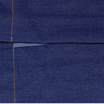 Cap-Sleeve Belted Denim Maxi Dress