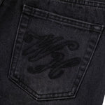 Vintage Washed Slim Flare Jeans