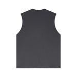 Panelled Back Seam Sleeveless T-Shirt
