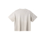 Oversized Heavy Washed Destroyed Cotton Tee