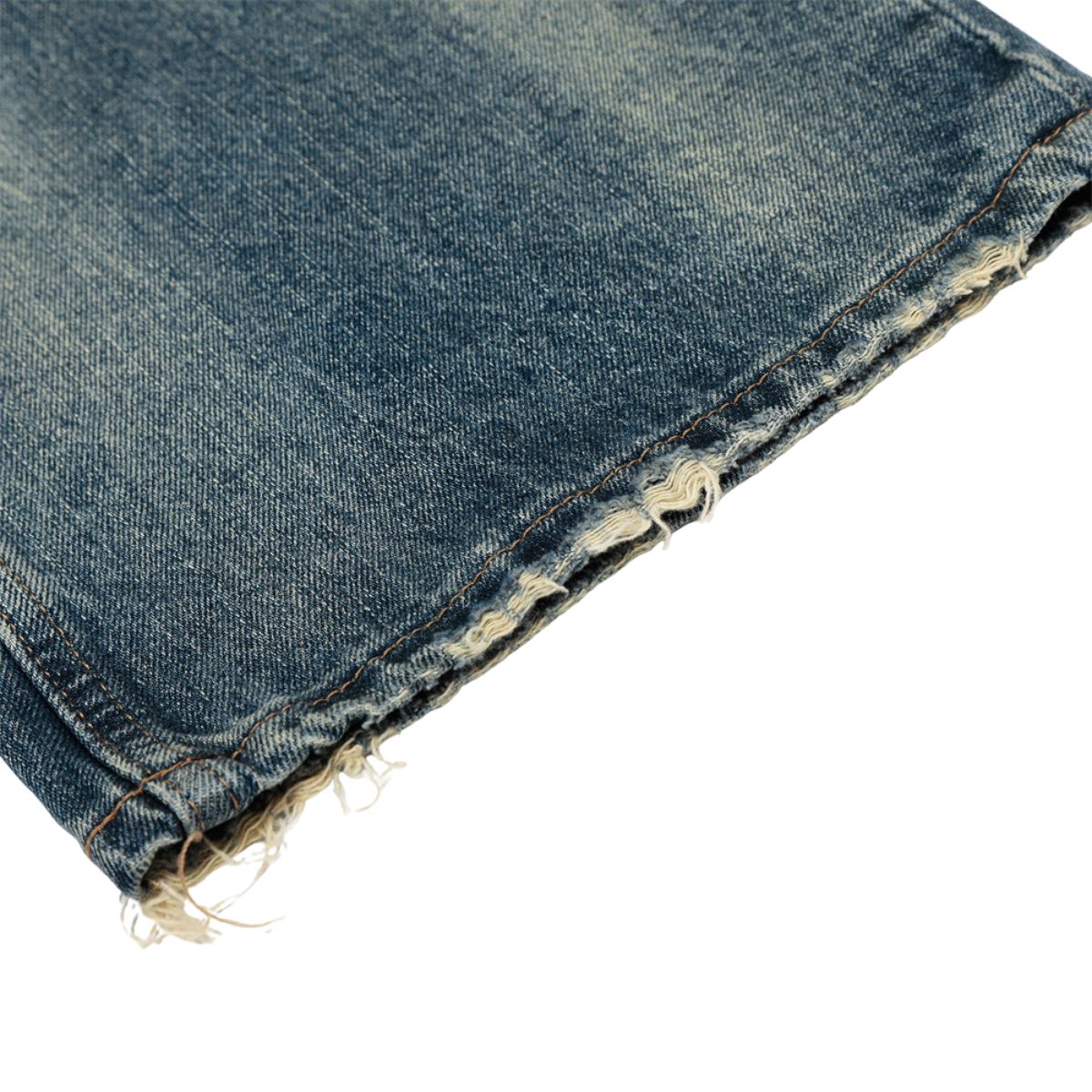 Men's Distressed Gradient Washed Denim Pants Loose Punk Street