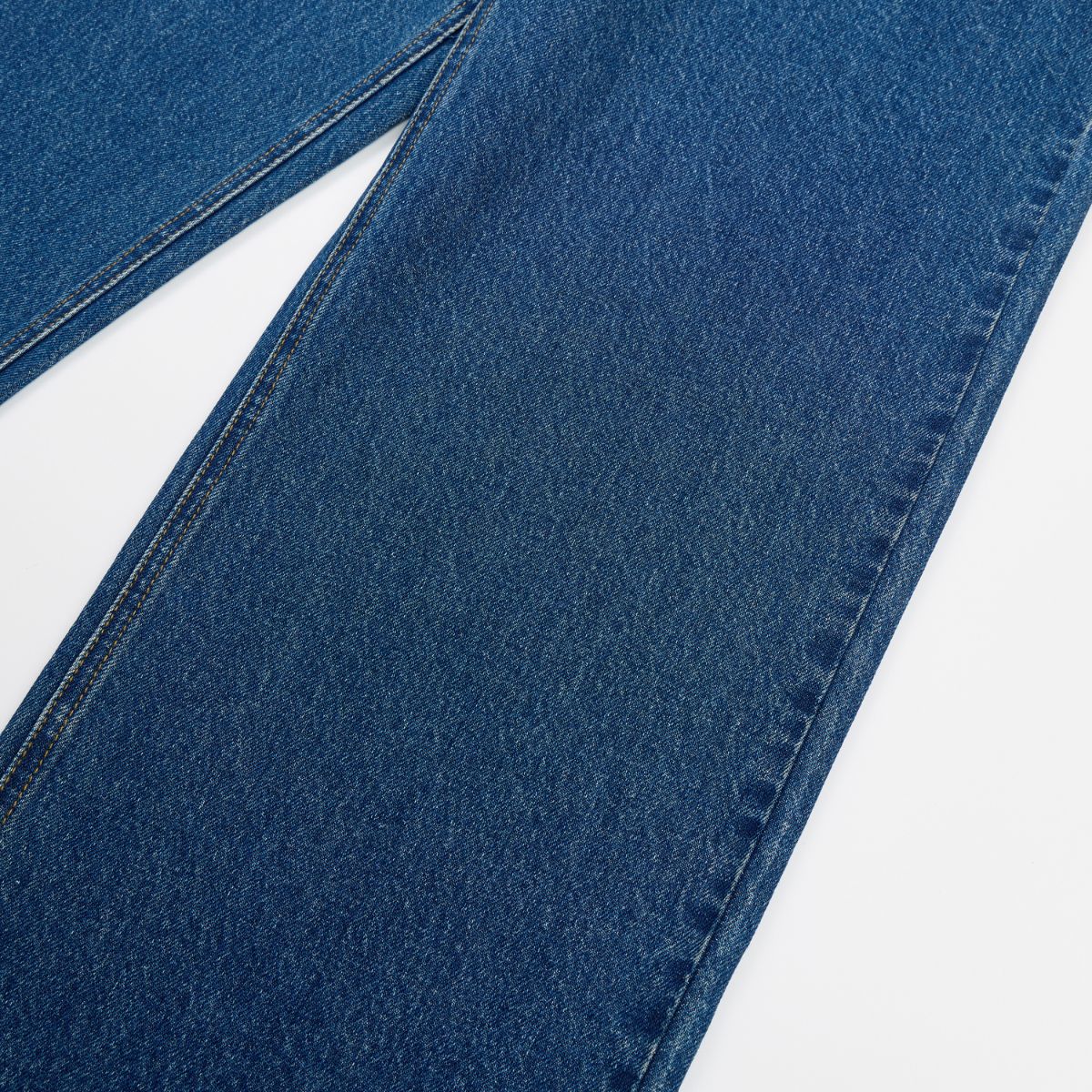 Old Money Style Dark Blue Straight‑Leg Vintage Denim Jeans