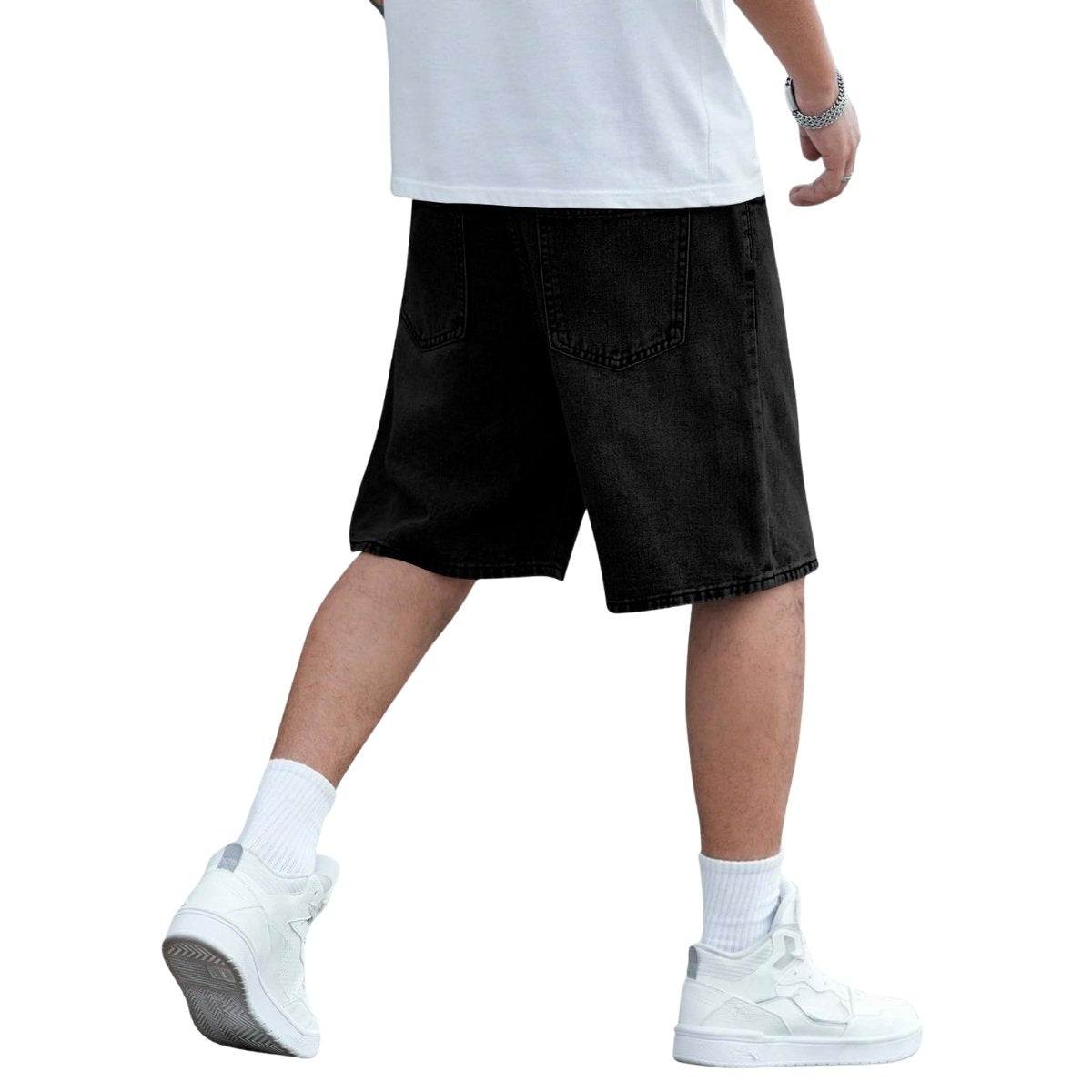 Bermudas vaqueras con salpicaduras de pintura