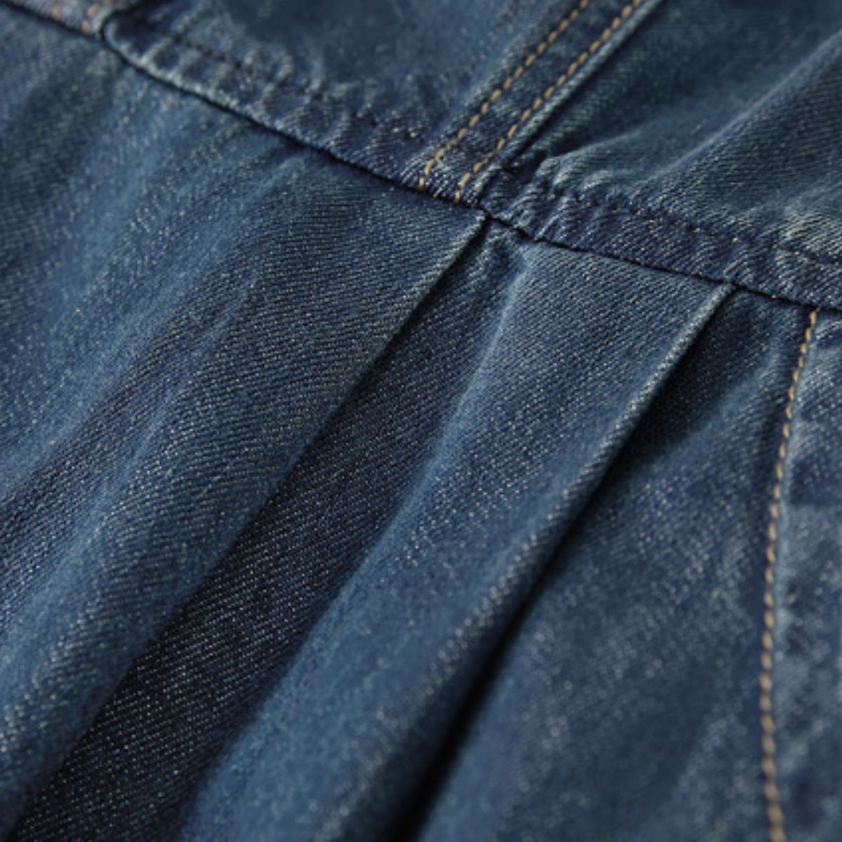 Relaxed Spaghetti Strap Denim Midi Dress