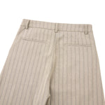 Vintage Pinstripe Baggy Wide-Leg Trousers