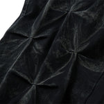 Men's Tie-Dye Denim Pants Heavy Pleated Distressed Loose Wide Leg