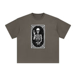 Mystery Skeleton Tarot Card Graphic Tee-INNBLAC Fashion Apparel
