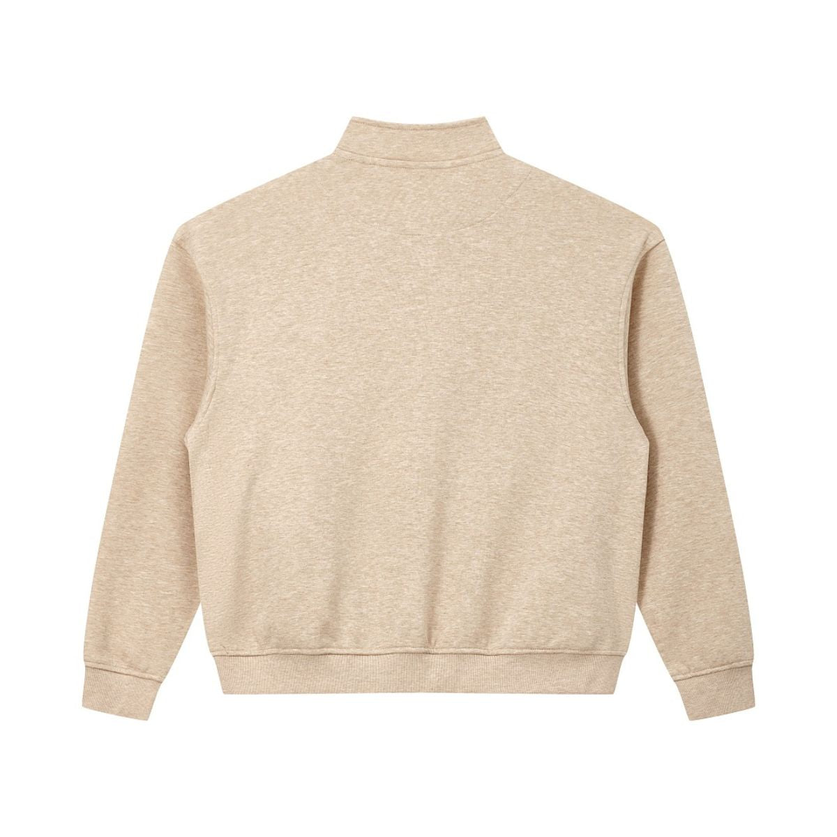 Relaxed Drop‑Shoulder Half‑Zip Sweatshirt