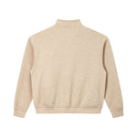 Relaxed Drop‑Shoulder Half‑Zip Sweatshirt