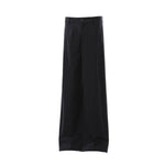 Old Money Cotton Linen Wide Leg Trousers