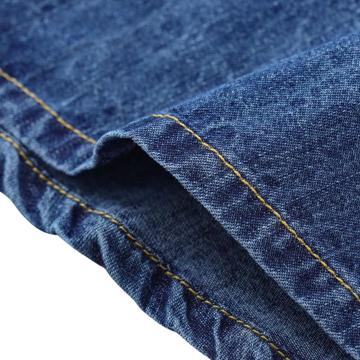 Women's Loose Casual Denim Shirt Peter Pan collar