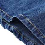 Women's Loose Casual Denim Shirt Peter Pan collar