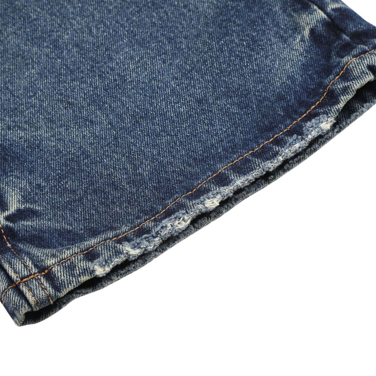 Rivet Lightning Pattern Micro Flare Vintage Denim Jeans