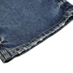Rivet Lightning Pattern Micro Flare Vintage Denim Jeans
