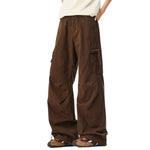 Multi-Pocket Utility Relaxed Workwear Pants