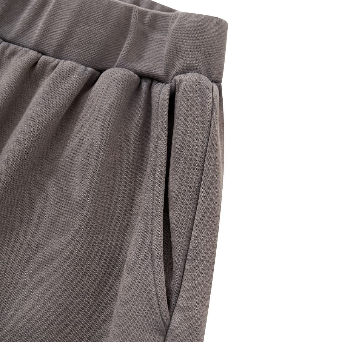 Vintage Washed Ruched Flared Casual Pants