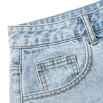 Men’s Vintage Y2K Streetwear Style Baggy denim shorts