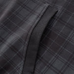 Plaid Collegiate Hoodie French Terry Sweatshirt