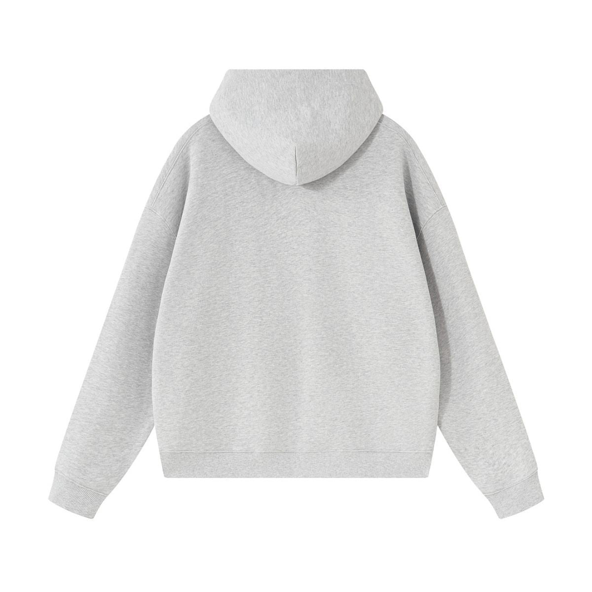 Cotton Structured French Terry Boxy Hoodie