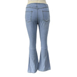 Mid Rise Tummy Control Stretch Flare Casual Jeans