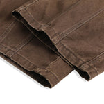 Striped Corduroy Patchwork Relaxed Fit Multi-Pocket Utility Cargo Pants