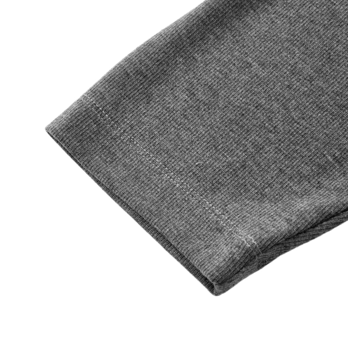 Quiet Luxury Fake Two‑Piece Henley Long Sleeve T‑Shirt