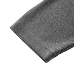 Quiet Luxury Fake Two‑Piece Henley Long Sleeve T‑Shirt