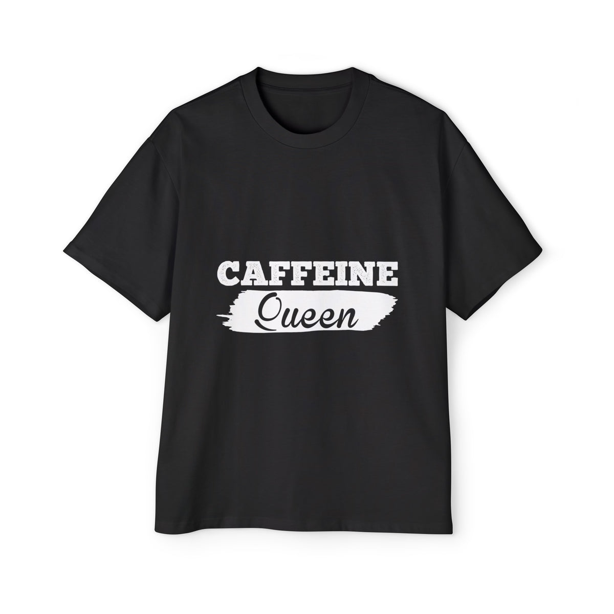 Caffeine Queen Graphic Tee-INNBLAC Fashion Apparel