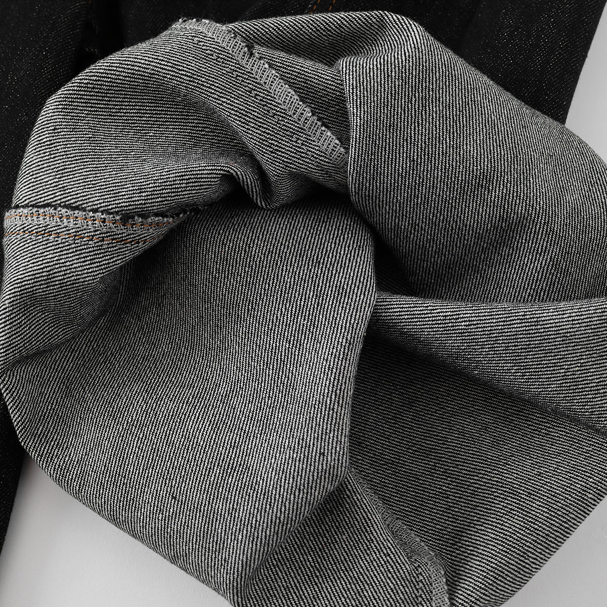 Wide Leg Embroidery Selvedge Bermuda Shorts