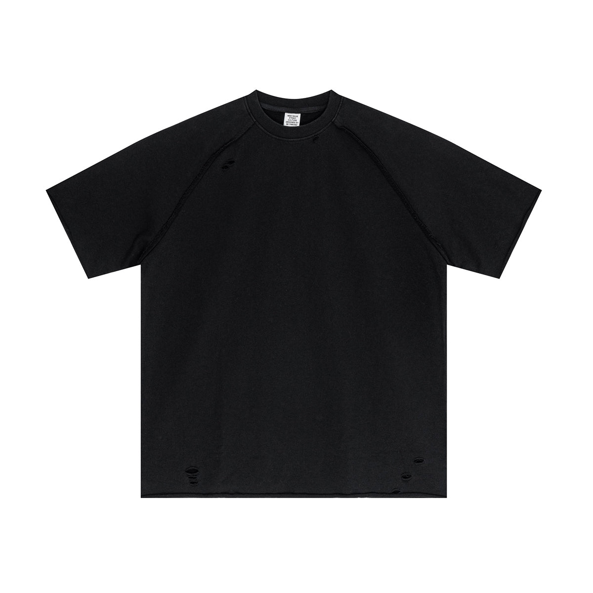 Heavyweight Raw Edge Destructive Tee 10oz