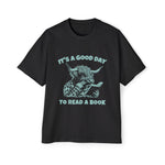 Highland Cow Reading Book Graphic Tee-INNBLAC Fashion Apparel