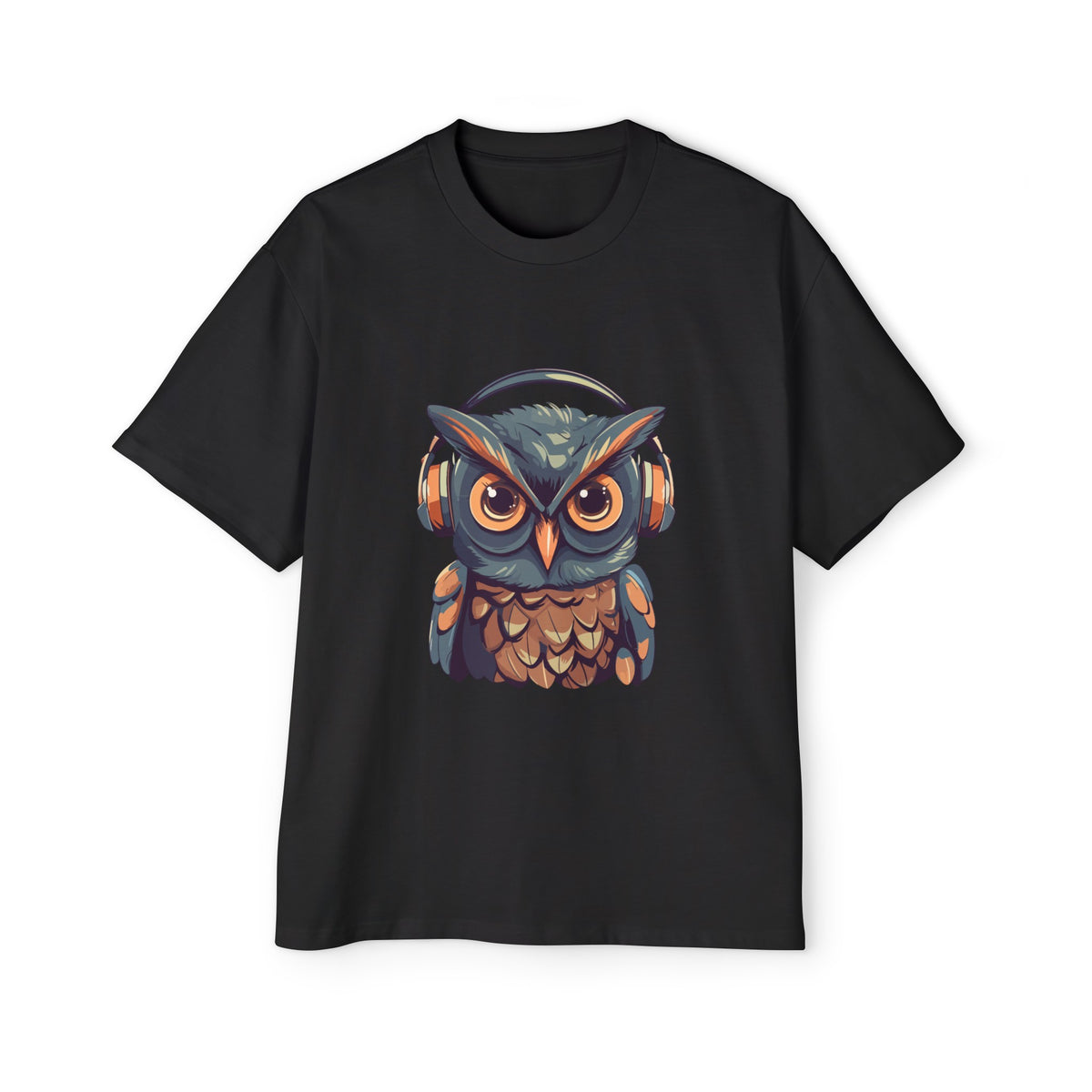Owl Music Lover Graphic Tee-INNBLAC Fashion Apparel