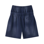 Casual Drawstring Double Waistband Shorts