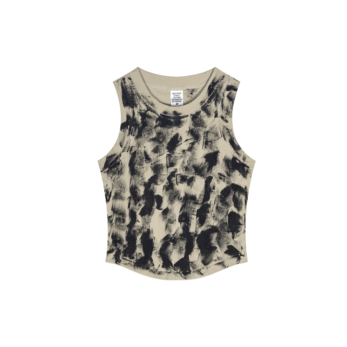 Washed Distressed Crop Tank-INNBLAC Fashion Apparel