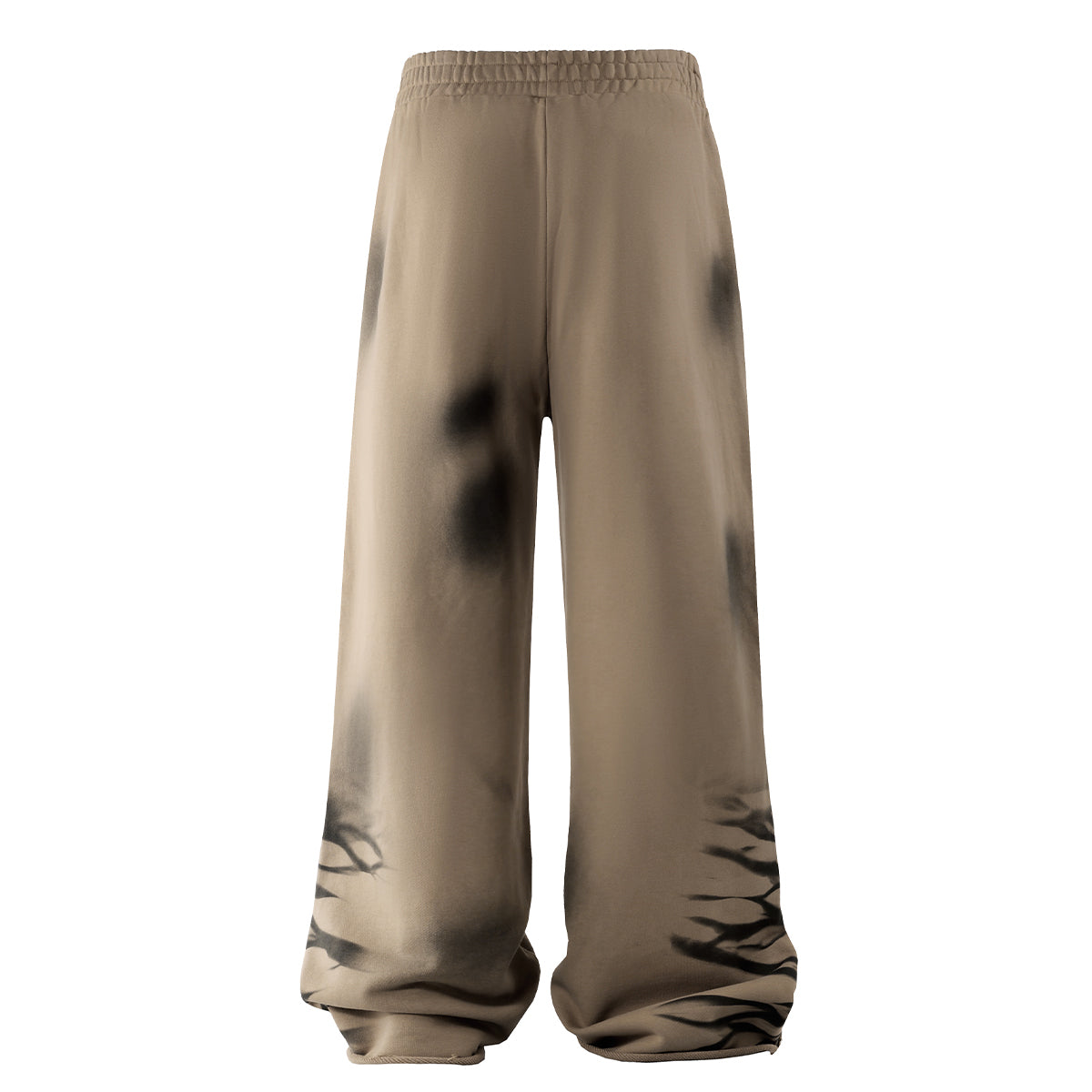 Distressed Spray-Paint Vintage Inspired Cuffed Sweatpants