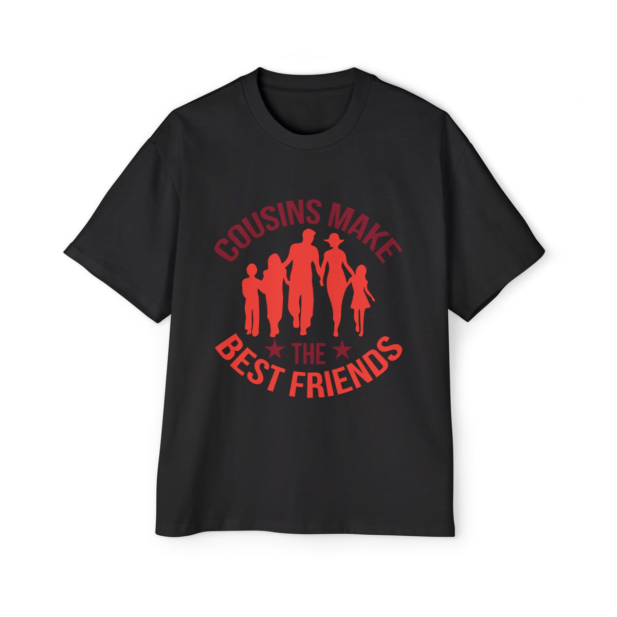 Cousins Make The Best Friends Graphic Tee-INNBLAC Fashion Apparel