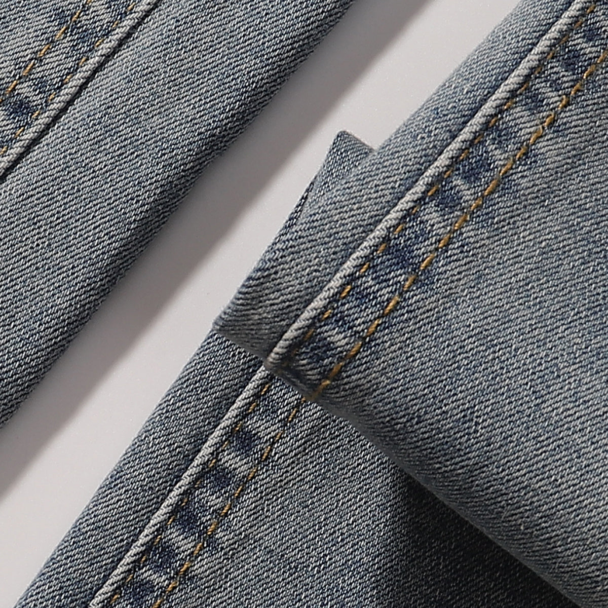 Light Wash Slight Flare Mid Rise Vintage Jeans