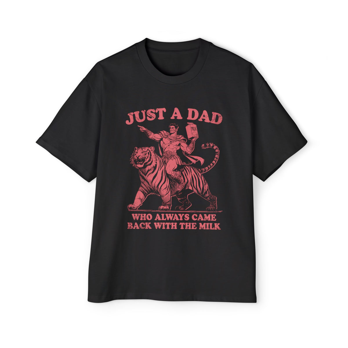 Dad & Tiger Graphic Tee-INNBLAC Fashion Apparel