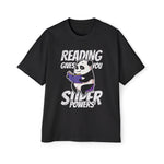 Panda Books Lover Graphic Tee-INNBLAC Fashion Apparel