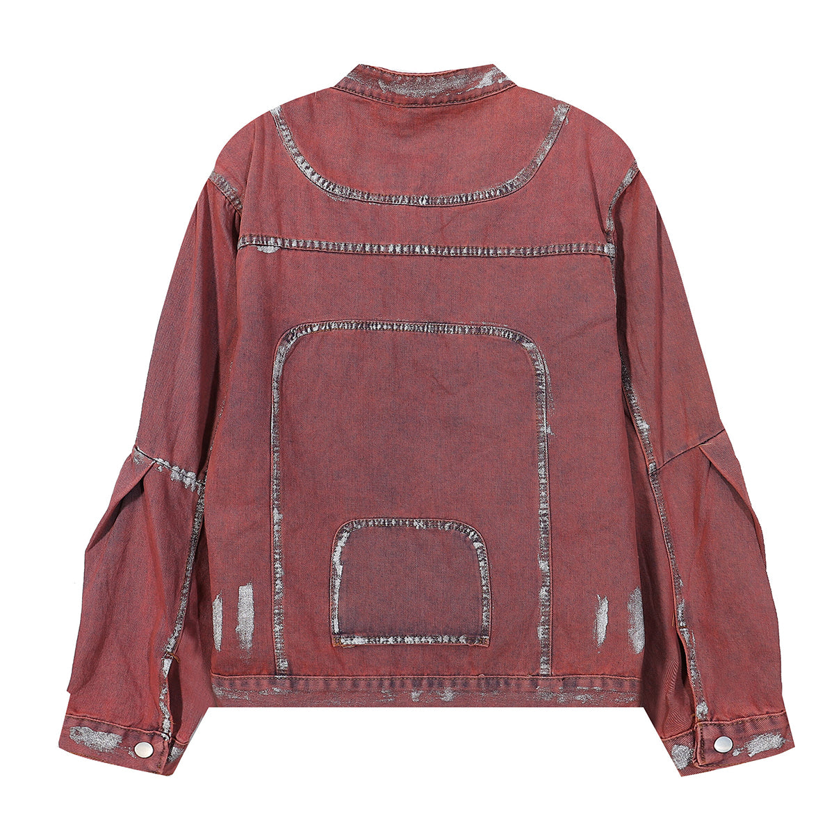 Wax Coated Denim Motorcycle Jacket