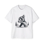 Bigfoot With Vintage Radio Graphic Tee-INNBLAC Fashion Apparel