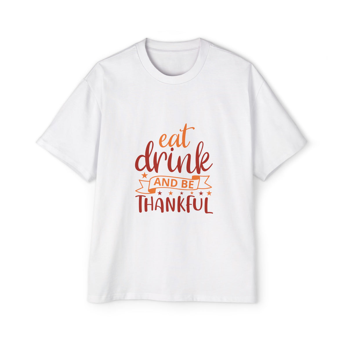 Eat Drink And Be Thankful Graphic Tee-INNBLAC Fashion Apparel