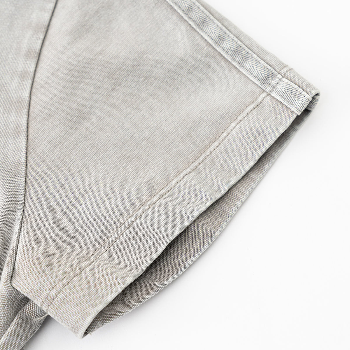 Washed Cotton Pleated Waist Tee 8.55oz