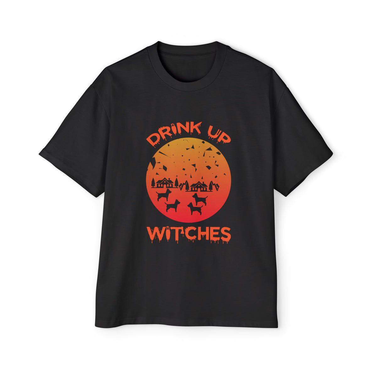 Drink Up Witches Graphic Tee-INNBLAC Fashion Apparel