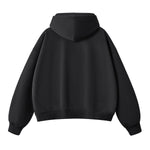 Solid Color Baggy Fleece Hoodie