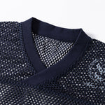 Retro Mesh Cropped Football Jersey Number 18